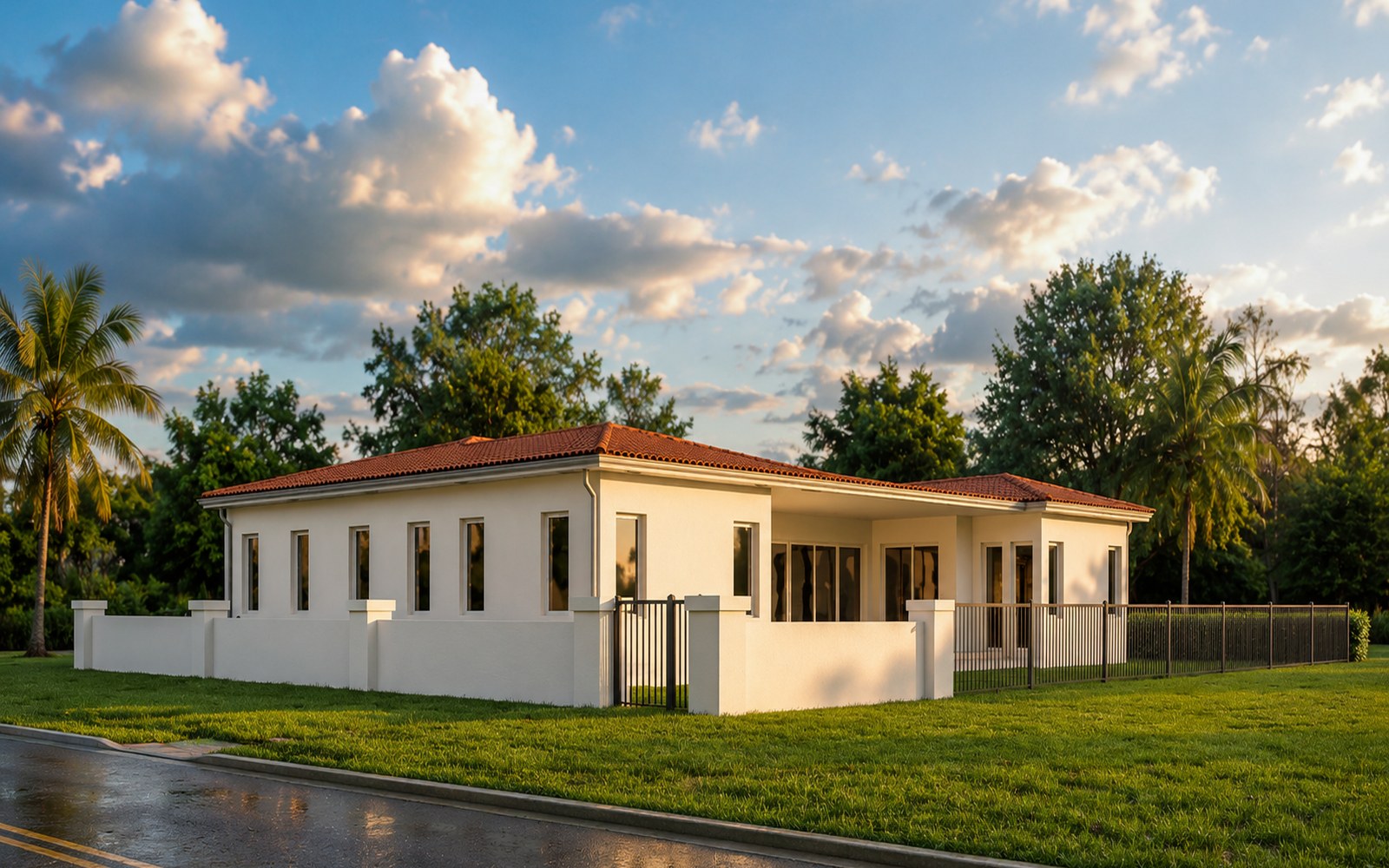 Privacy-safe exterior residential visualization